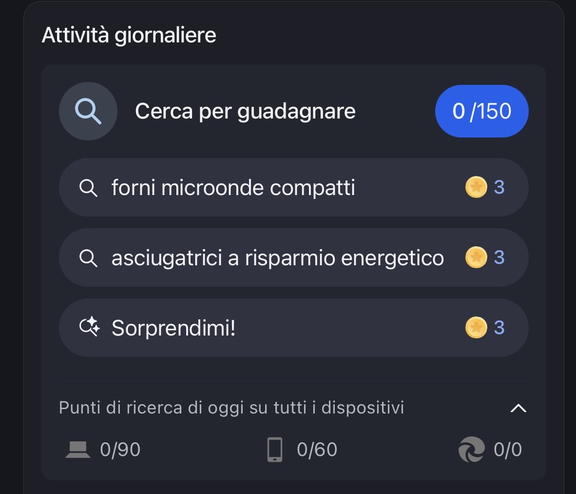 Ricerca da app