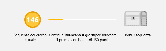 Sequenza Microsoft Rewards
